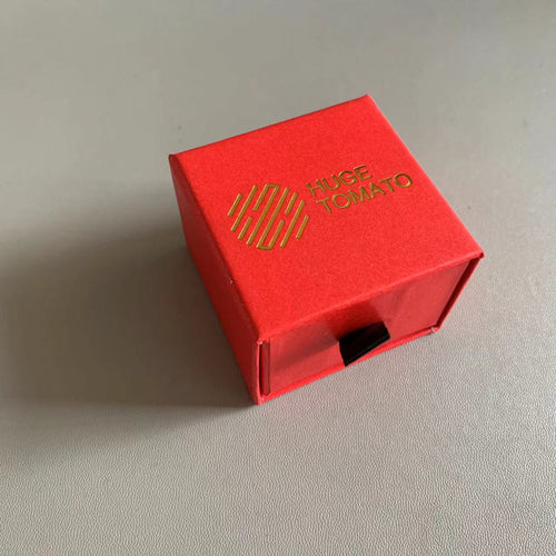 Hugetomato Schmuckschatulle | Ohrring-Ringschatulle | Kleine Geschenkbox