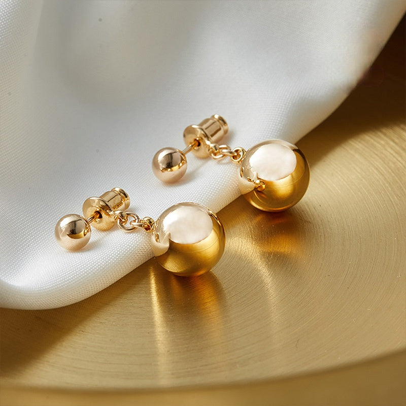 Discover 208+ 10mm gold ball earrings best