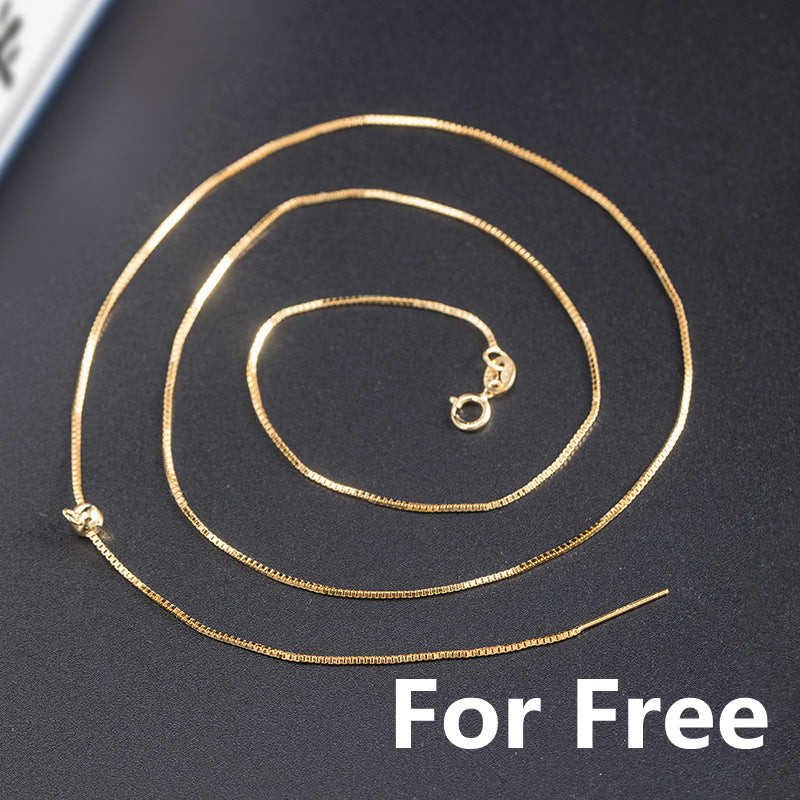 Halloween Style Big Baroque Pearl Pendant Necklace in 14K Gold Over S ...