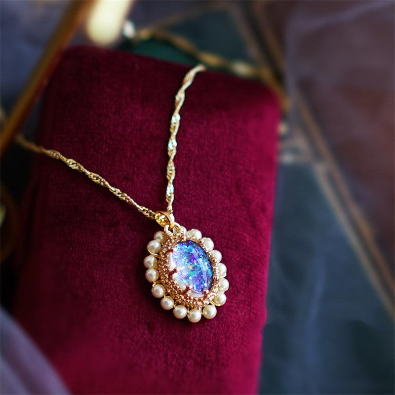 Solo Gemstone Necklace — GLDN
