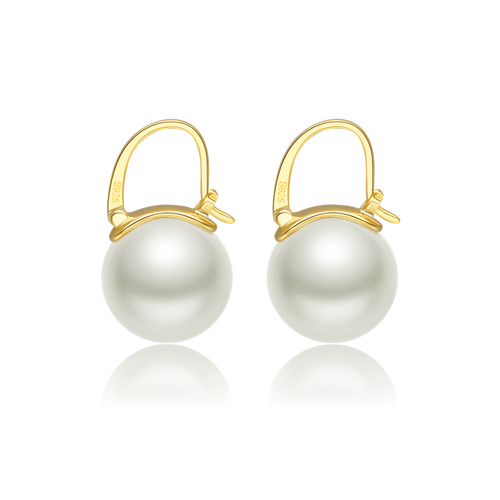 Elegant Pearl Earrings | Available in White, Champagne, Grey, Gold and Black | Pearl Drop Earrings